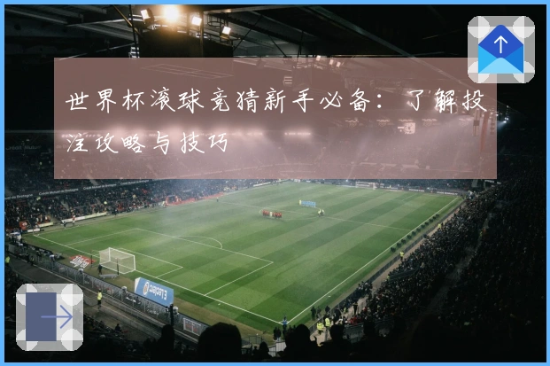 世界杯滚球竞猜新手必备：了解投注攻略与技巧